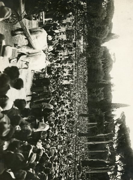 Roma, villa Borghese celebrazioni