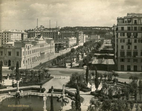 Roma - Piazza Mazzini vista dall'alto