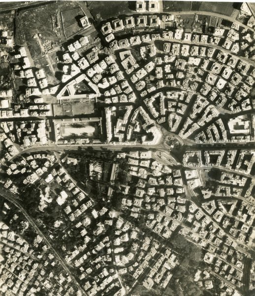 Roma, Piazza Bologna vista dall'alto