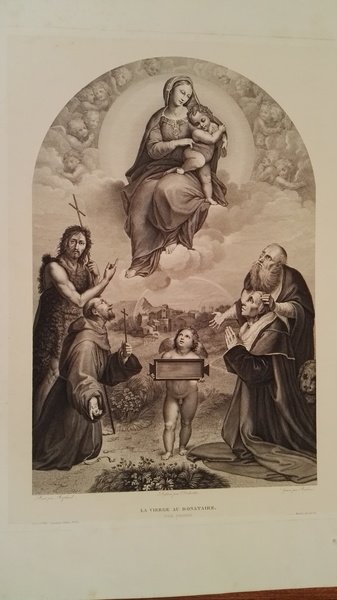 La Vierge au donataire (Madonna con bambino)