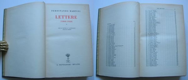 Lettere (1860-1928)