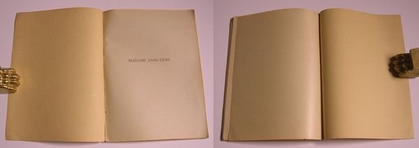 Madame Sans-Gene. Commedia di Vittoriano Sardou ed E. Moreau ridotta …