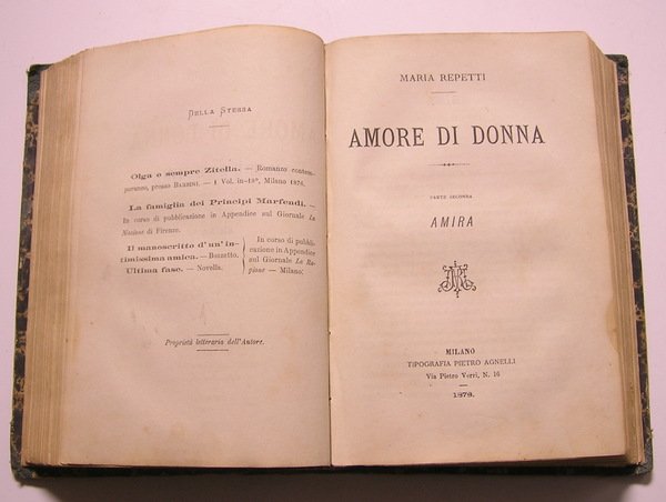 Amore di donna. Parte prima: Era un angelo! (Parte seconda: …