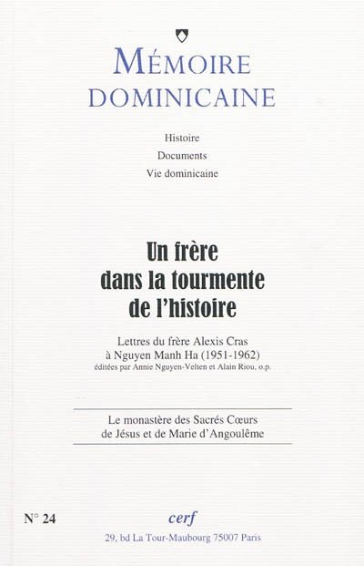 Un frère dans la tourmente de l'histoire: Lettre du frère …