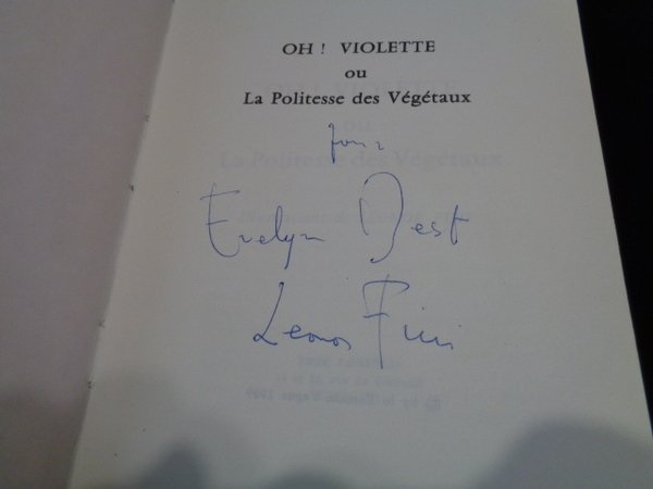 Oh ! Violette ou la Politesse des Végétaux. Illustrations de …