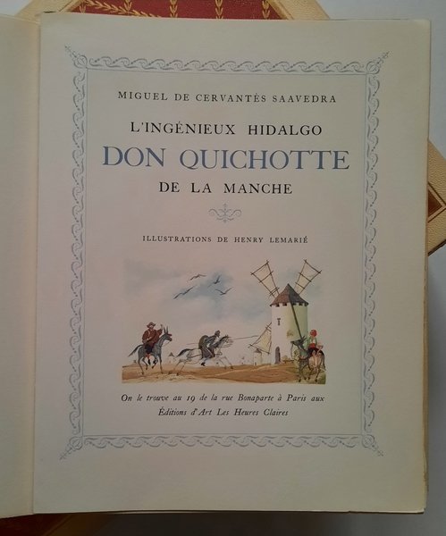 L'Ingénieux Hidalgo Don Quichotte de La Manche. Illustrations de Henry …