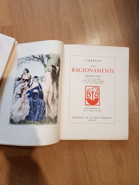 Les Ragionamenti. Illustrations de Paul-Emile Bécat.