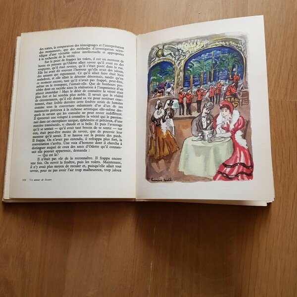 Un amour de Swann. Avec douze aquarelles par HERMINE DAVID. | Immagine principale