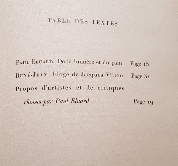 Jacques Villon ou L'Art glorieux. Construit un tableau un épi, …