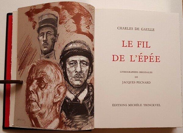 Le Fil de l'Epée. Lithographies originales de Jacques Pecnard.