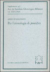 Per l'etimologia di pontifex