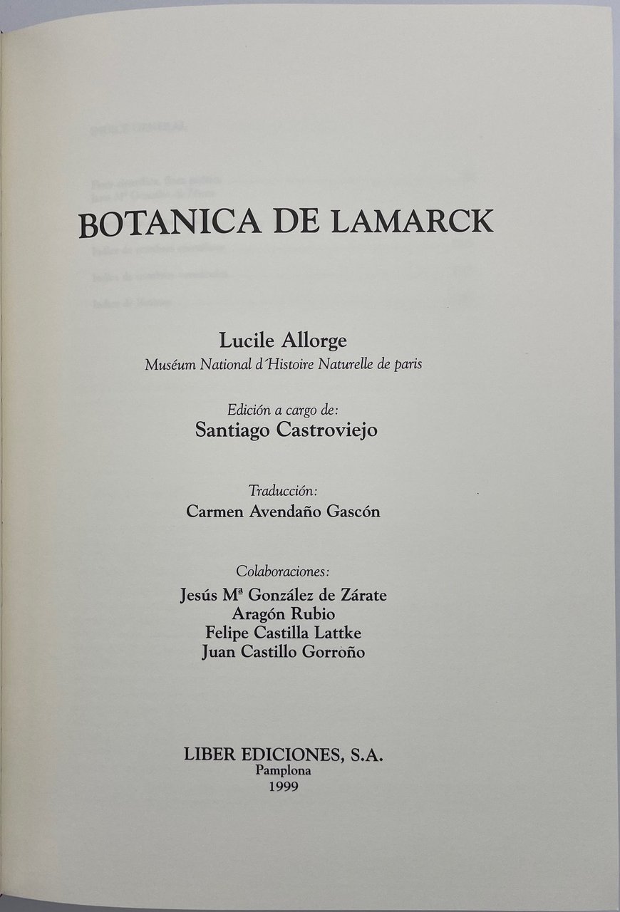 Botánica de Lamarck