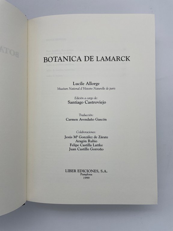 Botánica de Lamarck