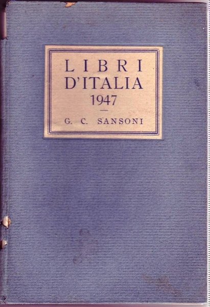 LIBRI D' ITALIA.