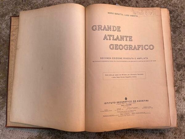 GRANDE ATLANTE GEOGRAFICO