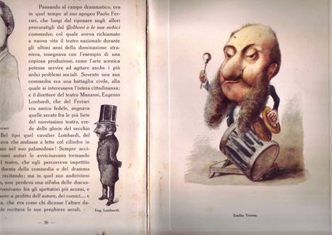 MEZZO SECOLO DI CARICATURA MILANESE (1860 - 1910) 136 caricature …