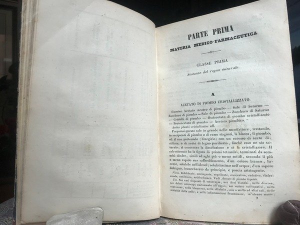 FARMACOLOGIA ossia TRATTATO DI FARMACIA TEORICO E PRATICO