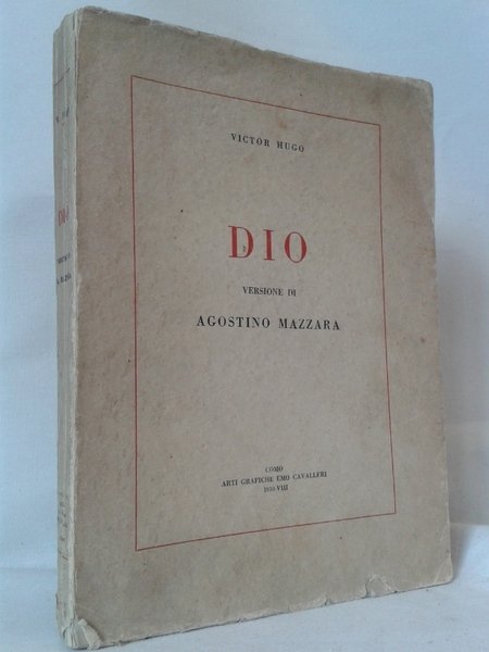 DIO. Versione di Agostino Mazzara