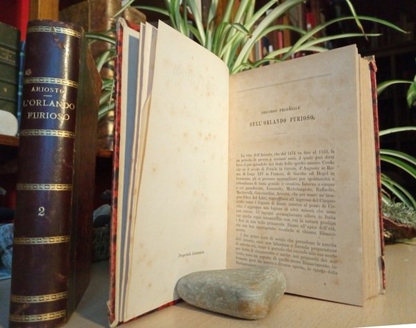 ORLANDO FURIOSO . con Note e Discorso Proemiale di Giacinto Casella. Vol I (II).