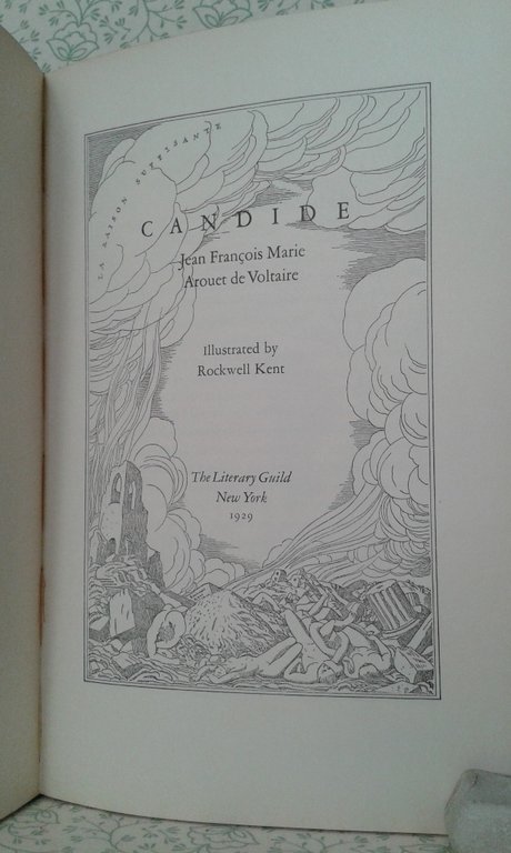 CANDIDE. Jean Francois Marie Arouet de Voltaire. Illustrated by Rockwell …