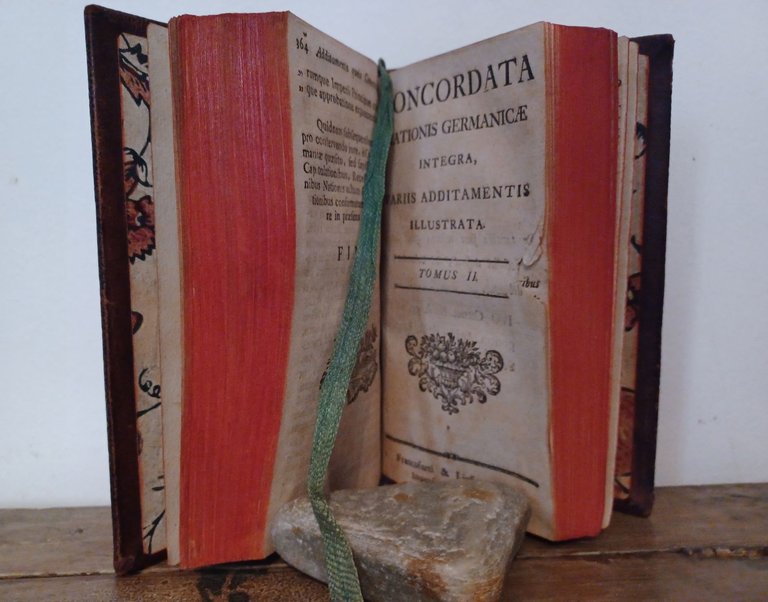 CONCORDATA NATIONIS GERMANICAE INTEGRA, VARIIS ADDITAMENTIS ILLUSTRATA. (TOMUS PRIMUS, SECUNDUS) | Immagine Gallery 3