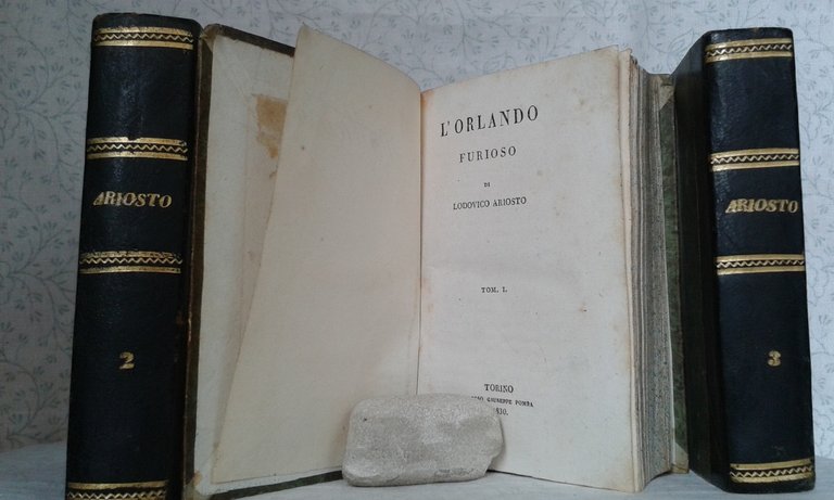 L'ORLANDO FURIOSO di Lodovico Ariosto.