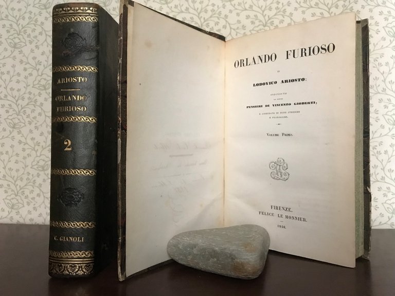 ORLANDO FURIOSO di L. Ariosto, preceduto da alcuni PENSIERI di …