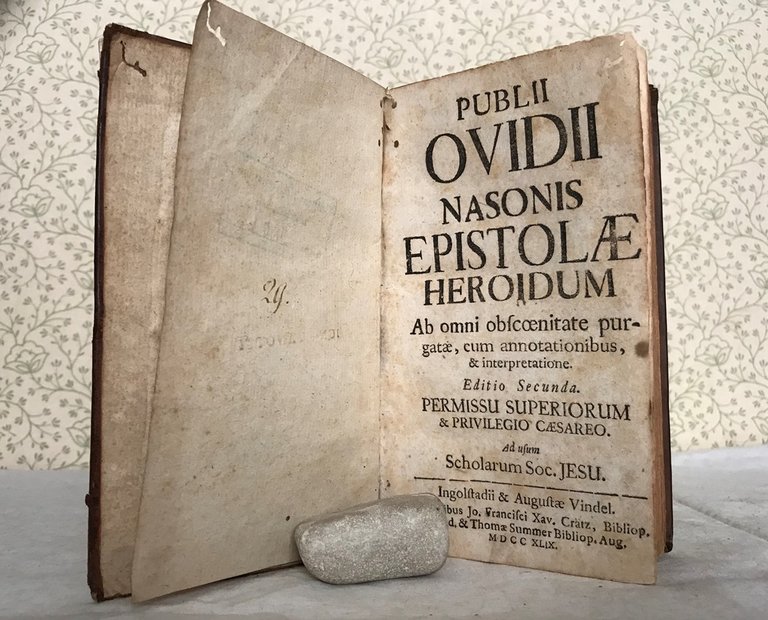 PUBLII OVIDII NASONIS EPISTOLAE HEROIDUM Ab omni obscoenitate purgatae, cum …