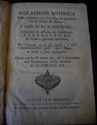 RELAZIONE ISTORICA Delle vertenze che si trovano pendenti tra la …