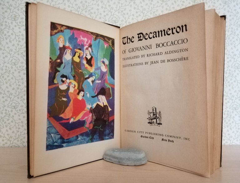 THE DECAMERON of Giovanni Boccaccio translated by Richard Aldington. Illustrations …