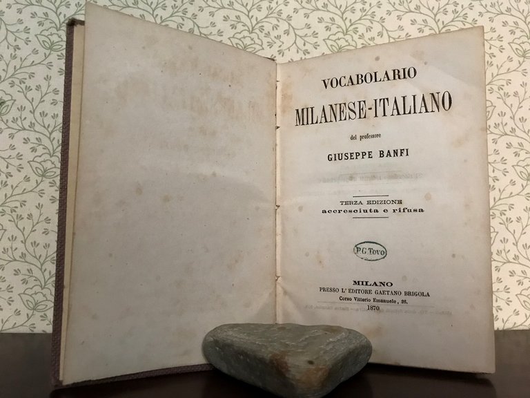 VOCABOLARIO MILANESE ITALIANO