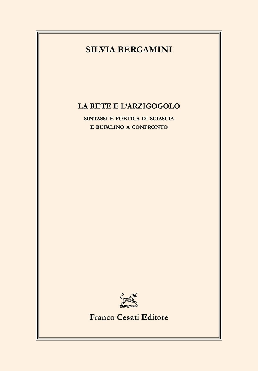 La rete e l'arzigogolo. Sintassi e poetica di Sciascia e …