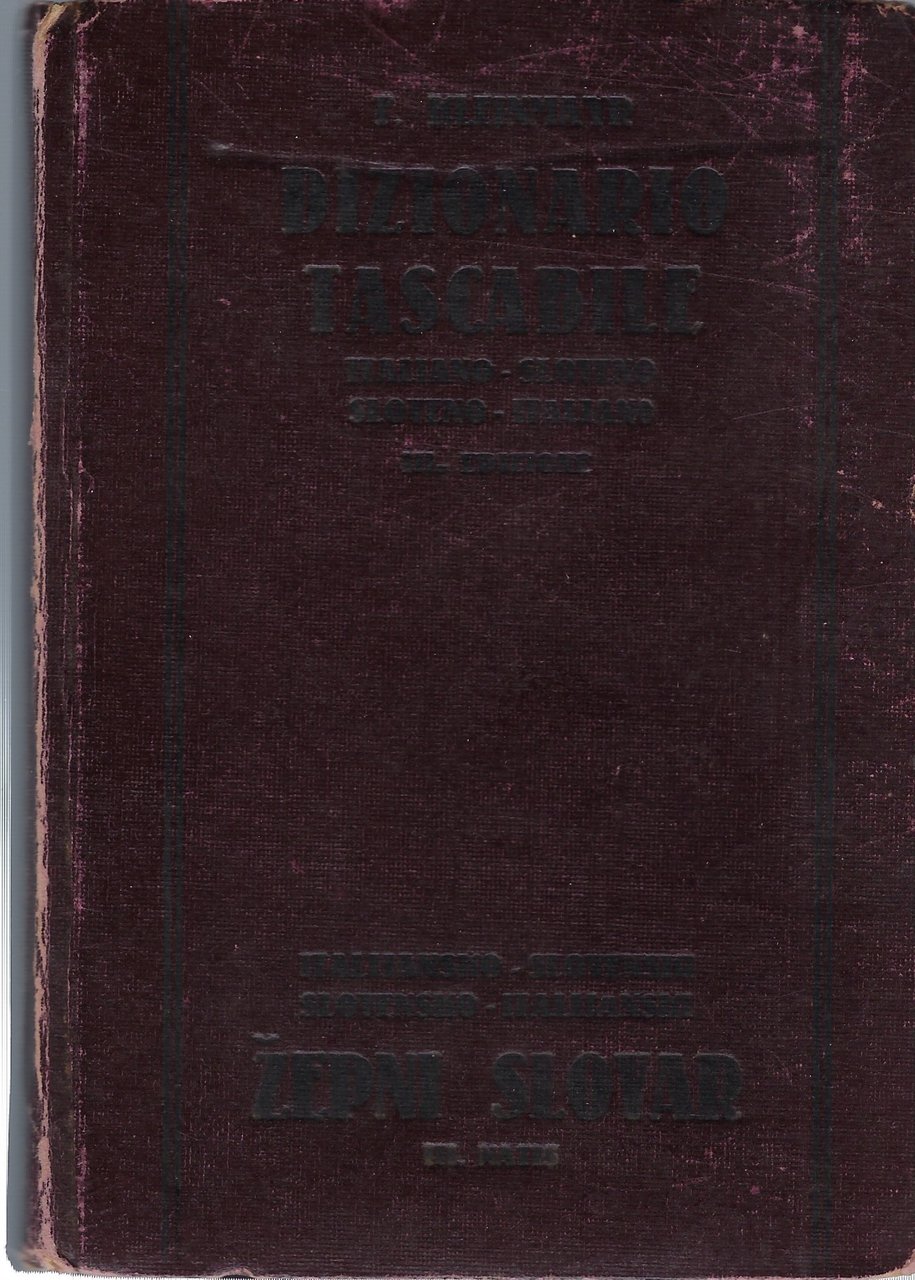 Dizionario tascabile ital-sloveno e slov-italiano