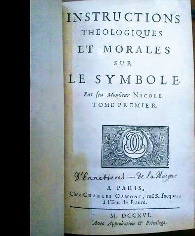 Instructions théologiques et morales sur le symbole