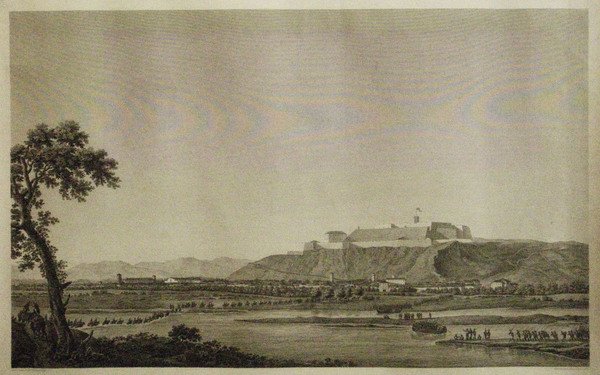 Vue de la ville et de la citadelle de Tortone; …