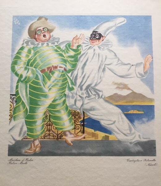 Tartaglia e Pulcinella(Napoli)