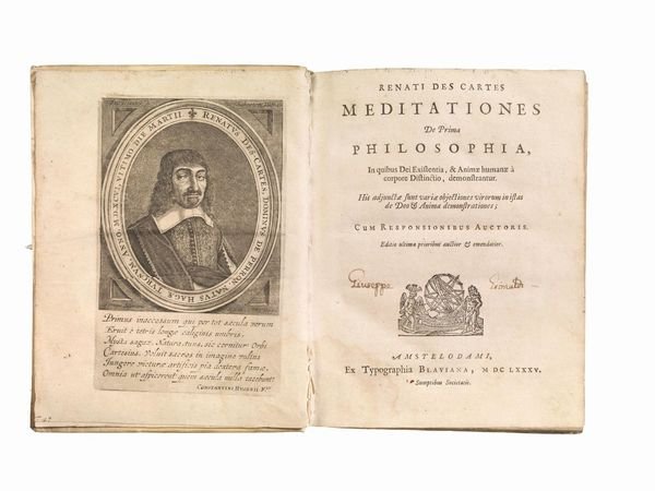 Meditationes de prima philosophia in quibus Dei Existentia, and Animæ …
