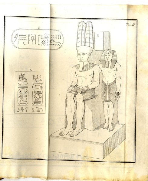 Descizione dei monumenti egizi del Regio Museo contenenti leggende reali.