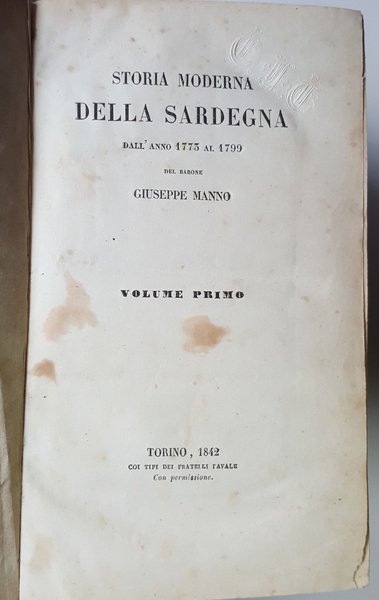 Storia di Sardegna.
