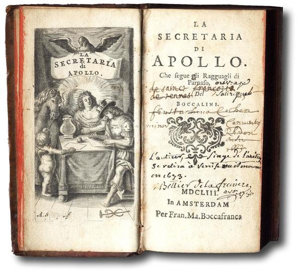 La Secretaria di Apollo. Che segue gli Ragguagli di Parnaso …