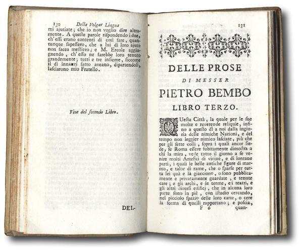 Le Prose nelle quali si ragiona della Volgar Lingua.divise in …