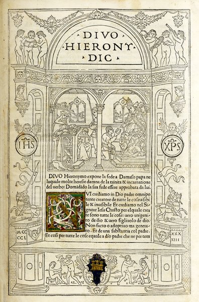 Epistole de Sancto Hieronimo vulgare.