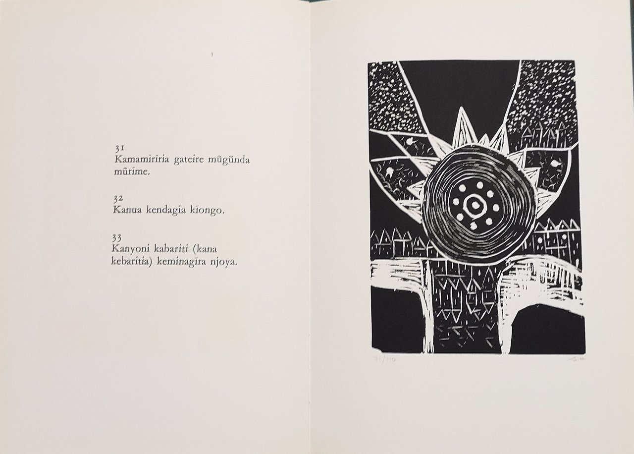 99 proverbi kikuyu. Otto linoleum di Franca Ghitti, un testo di …