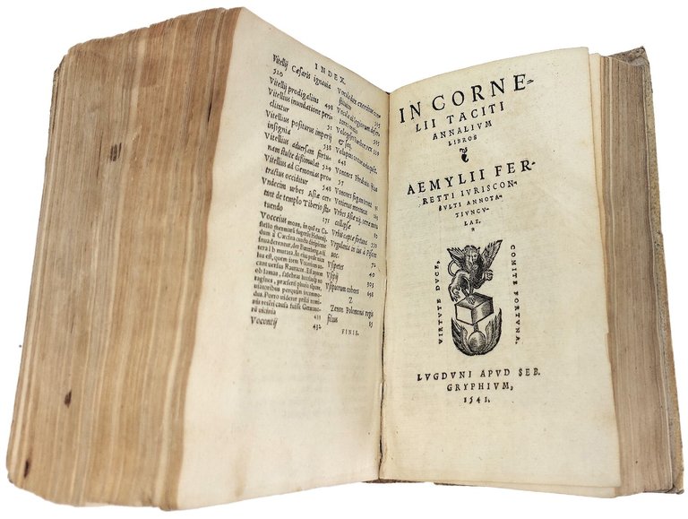 Ab excessu Augusti Annalium libri sedecim. Ex castigatione Aemylij Ferretti, … | Immagine Gallery 5