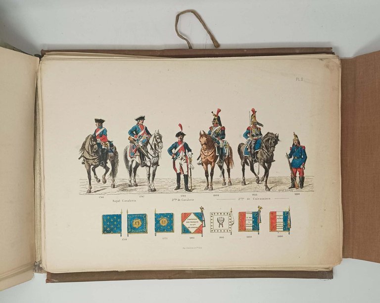 ALBUM DE LA CAVALERIE FRAN&amp;Ccedil;AISE, MDCXXXV &amp;ndash; MDCCCLXXXI.