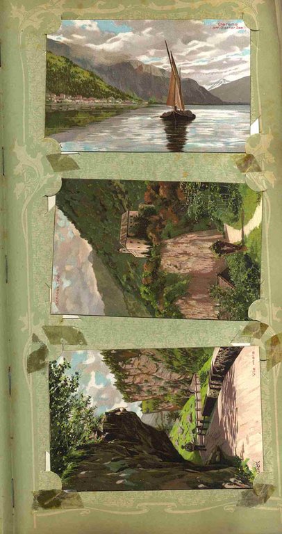 Album di cartoline, fine Ottocento – inizio Novecento.