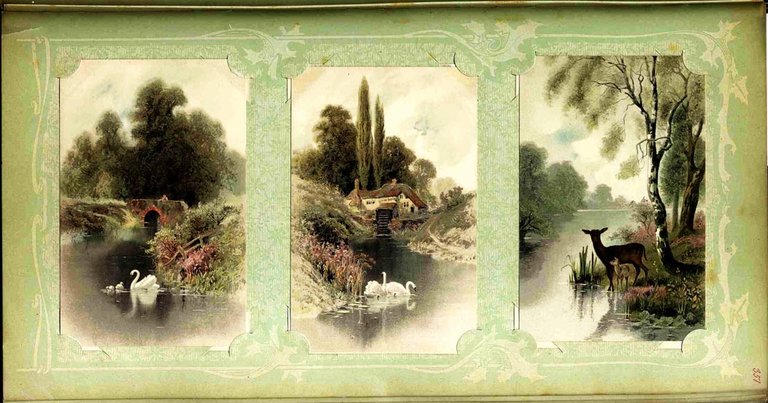 Album di cartoline, fine Ottocento – inizio Novecento.