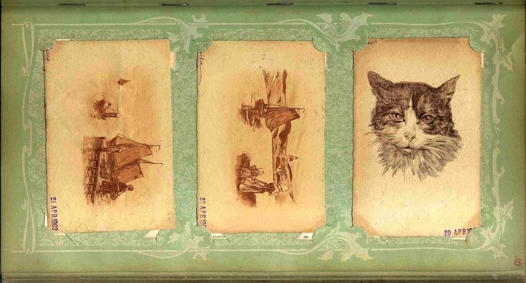 Album di cartoline, fine Ottocento – inizio Novecento.