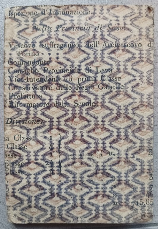 Almanacco torinese per l'anno 1823... | Immagine Gallery 3