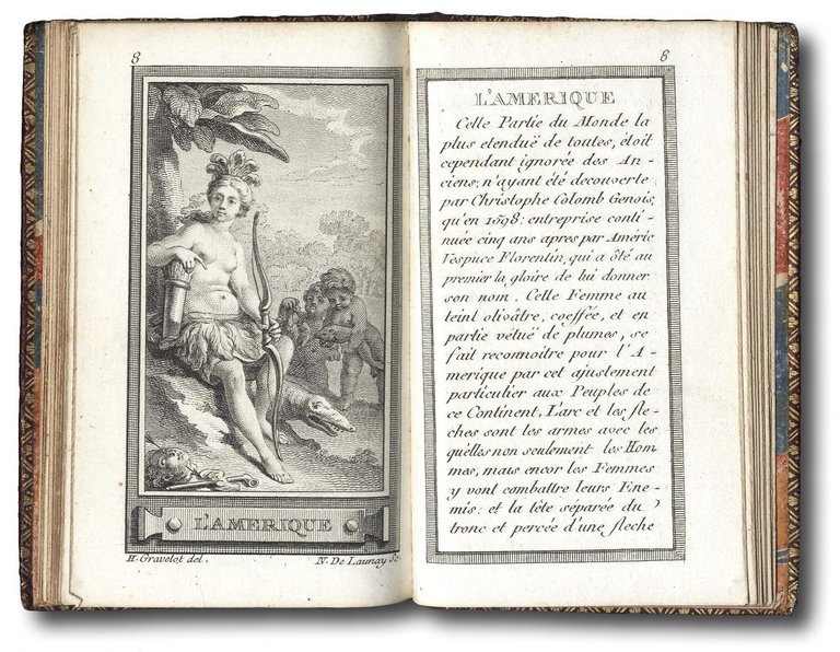 Almanach iconologique. Année 1770. Sixieme suite. Les elemens, les IV. …